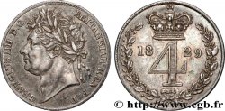 GRANDE-BRETAGNE - GEORGES IV 4 pence 1829 Londres