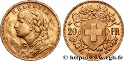 OR, PALLADIUM ET PLATINE INVESTISSEMENT 20 Francs  Vreneli  1935 Berne