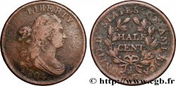 ÉTATS-UNIS D AMÉRIQUE 1/2 Cent “Draped Bust” 1805 Philadelphie