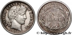 UNITED STATES OF AMERICA 1 Dime Barber 1895 Nouvelle-Orléans