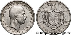 ALBANIA - REPUBLIC, THEN KINGDOM OF ALBANIA - ZOG 1 Franga Ari 1935 Rome