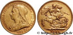GOLD, PALLADIUM & PLATINUM INVESTMENT 1 Souverain Victoria type vieille tête 1894 Melbourne