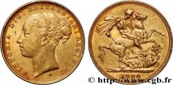 GOLD, PALLADIUM & PLATINUM INVESTMENT 1 Souverain Victoria type Saint-Georges 1884 Londres