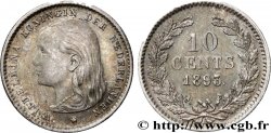 PAYS-BAS 10 Cents Wilhelmina 1893 Utrecht