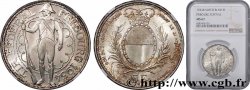 SCHWEIZ 5 Francs, monnaie de Tir, Fribourg 1934 Le Locle ST67 NGC