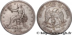 ÉTATS-UNIS D AMÉRIQUE 1 Dollar type “trade Dollar” aigle et liberté assise 1874 Carson City - CC TTB 