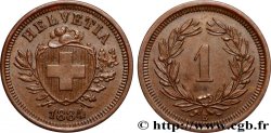 SUISSE 1 Centime (Rappen) 1884 Berne