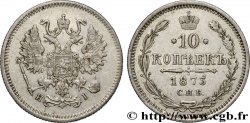RUSSIA 10 Kopecks aigle bicéphale 1873 Saint-Petersbourg