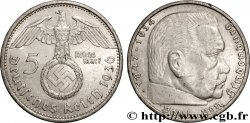 ALLEMAGNE 5 Reichsmark Maréchal Paul von Hindenburg 1936 Berlin