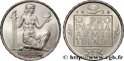 SUISSE 5 Francs fond pour l’armement 1936 Berne