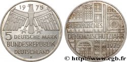 ALLEMAGNE 5 Mark Proof Année européenne du patrimoine 1975 Stuttgart - F