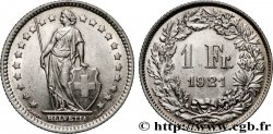 SWITZERLAND 1 Franc Helvetia 1921 Berne - B