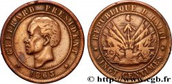 HAÏTI 20 Centimes président Geffrard 1863 Heaton