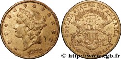 OR, PALLADIUM ET PLATINE INVESTISSEMENT 20 Dollars  Liberty  1878 San Francisco