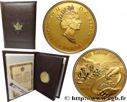 CANADA 100 Dollars Proof Ruée vers l or du Klondike
 1996 