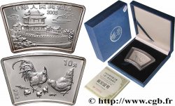 CHINE 10 Yuan Proof Année du Coq 2005 