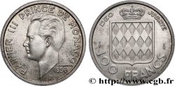 MONACO Essai de 100 Francs argent Rainier III 1956 Paris