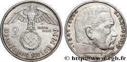 ALLEMAGNE 2 Reichsmark Maréchal Paul von Hindenburg 1939 Berlin
