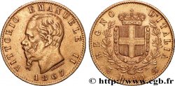 GOLD-, PALLADIUM- UND PLATIN-INVESTITIONEN 20 Lire Victor Emmanuel II  1867 Turin