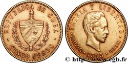 CUBA 5 Pesos 1915 Philadelphie