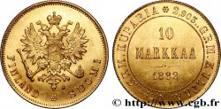 FINLANDE 10 Markkaa - administration Russe 1882 Helsinki
