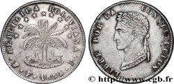 BOLIVIE 4 Soles Bolivar 1853 Potosi
