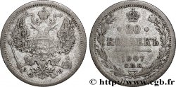 RUSSIE 20 Kopecks 1907 Saint-Petersbourg