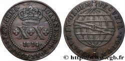 BRÉSIL 20 Réis Jean 1814 Rio de Janeiro