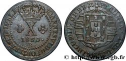 BRÉSIL 10 Reis Jean VI (Joao) 1820 Rio de Janeiro