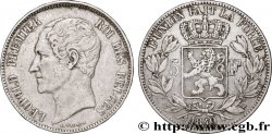 BELGIQUE - ROYAUME DE BELGIQUE - LÉOPOLD Ier 5 Francs tête nue 1849 