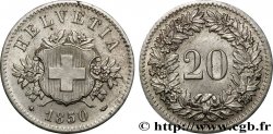 SWITZERLAND 20 Centimes (Rappen) 1850 Strasbourg - BB