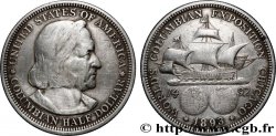 ÉTATS-UNIS D AMÉRIQUE 1/2 Dollar Exposition Colombienne de Chicago 1893 Philadelphie