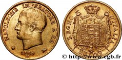 ITALIE - ROYAUME D&nbsp;ITALIE - NAPOLÉON Ier 20 Lire 1809 Milan