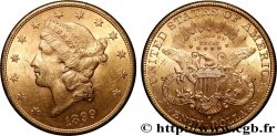 OR, PALLADIUM ET PLATINE INVESTISSEMENT 20 Dollars  Liberty  1899 San Francisco