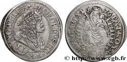 HONGRIE 6 Kreuzer Léopold Ier d’Autriche 1676 Bratislava
