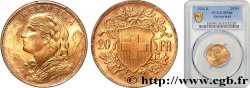 SUISSE 20 Francs  Vreneli  1926 Berne