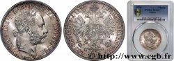 ÖSTERREICH 1 Florin François-Joseph Ier tête laurée 1878 Vienne