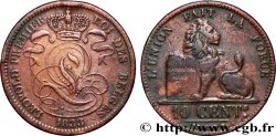 BELGIQUE 10 Centimes lion 1833 Bruxelles