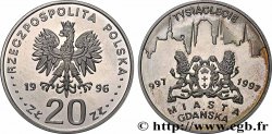 POLEN 20 Zlotych Proof Gdansk 1996 Varsovie
