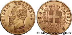 GOLD-, PALLADIUM- UND PLATIN-INVESTITIONEN 20 Lire Victor Emmanuel II 1873 Milan
