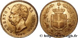 GOLD-, PALLADIUM- UND PLATIN-INVESTITIONEN 20 Lire Umberto Ier 1882 Rome