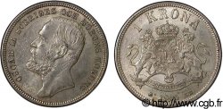 SWEDEN 1 Krona Oscar II roi de Suède et de Norvège 1904 