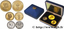 THAÏLANDE - RAMA IX Coffret 3 Monnaies Rama IX 25° anniversaire du règne an 2514 (1971)  SUP 