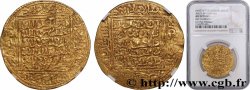 MÉRINIDES - ABOU AL-HASAN BEN UTHMAN Double Dinar Ah 731-752 N.D. Telimsan TTB NGC