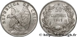 CHILI 50 Centavos condor 1903 Santiago - S°