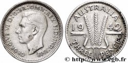 AUSTRALIA 3 Pence Georges VI 1942 Denver VF 