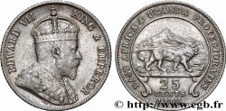EAST AFRICA AND UGANDA PROTECTORATES 25 Cents Édouard VII 1906 Londres