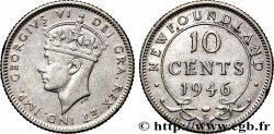 NEWFOUNDLAND 10 Cents Georges VI 1946 Ottawa