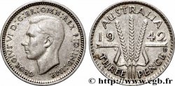 AUSTRALIA 3 Pence Georges VI 1942 Denver