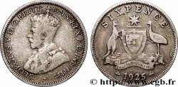 AUSTRALIE 6 Pence Georges V 1925 